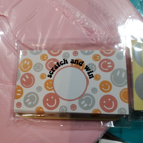 Gender Reveal-Birthday Party-Babyshower Bundle-Goodie Bags-Scratch Cards-Sticker - Picture 2 of 7